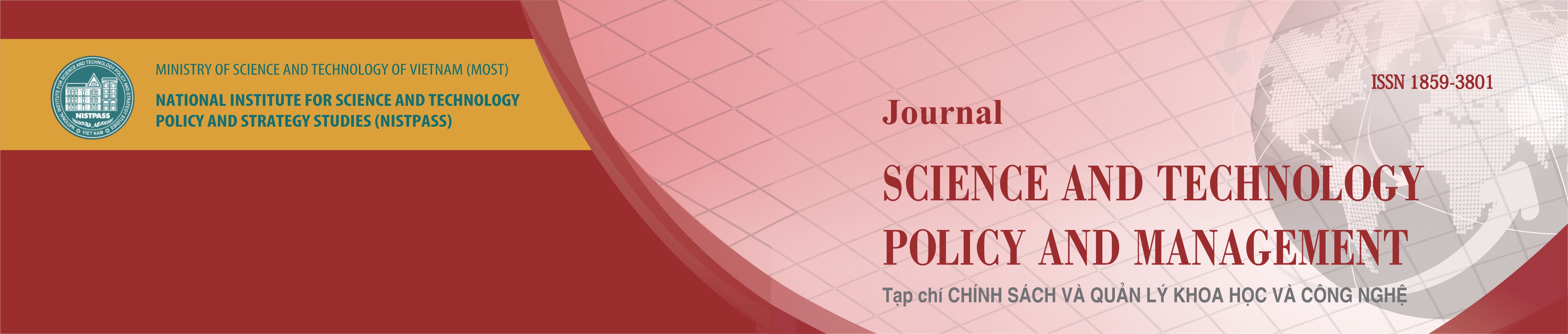 Journal of SCIENCE AND TECHNOLOGY POLICIES AND MANAGEMENT